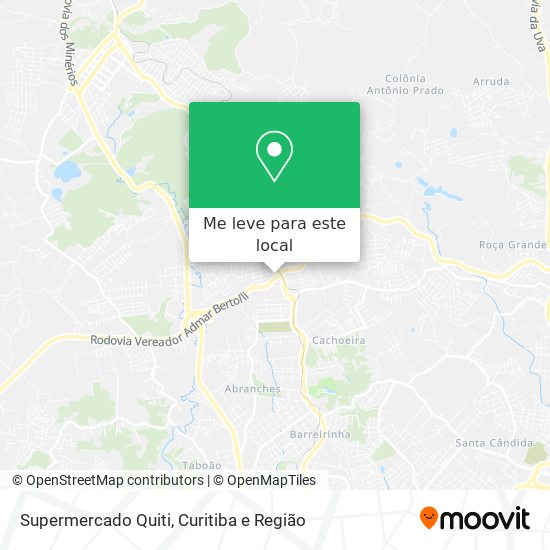 Supermercado Quiti mapa