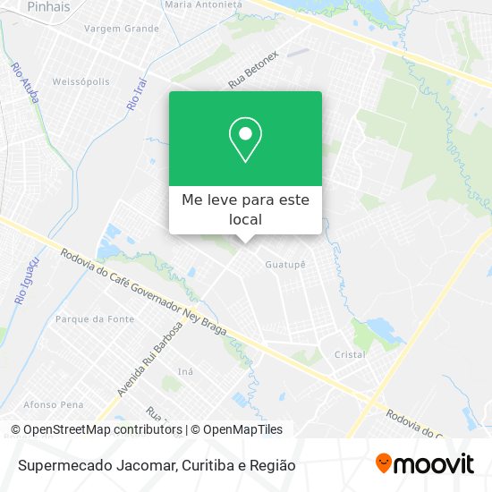 Supermecado Jacomar mapa