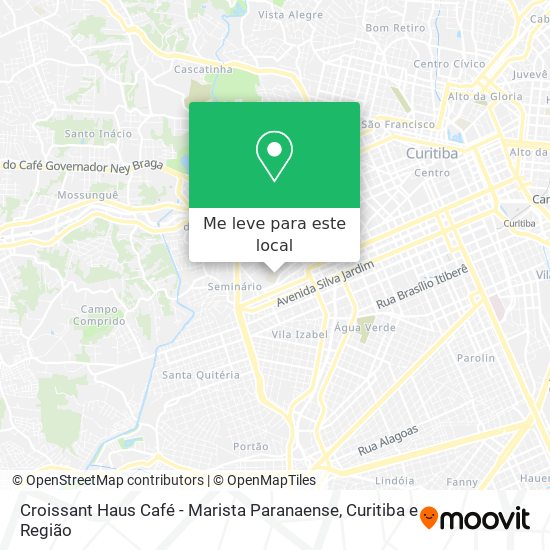 Croissant Haus Café - Marista Paranaense mapa