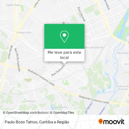 Paulo Bozo Tattoo mapa