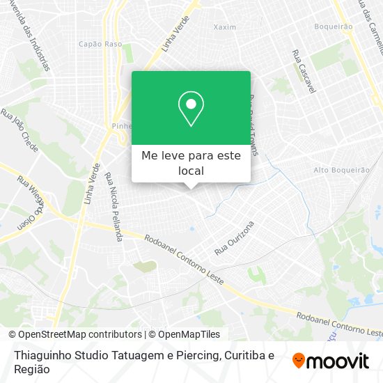 Thiaguinho Studio Tatuagem  e Piercing mapa