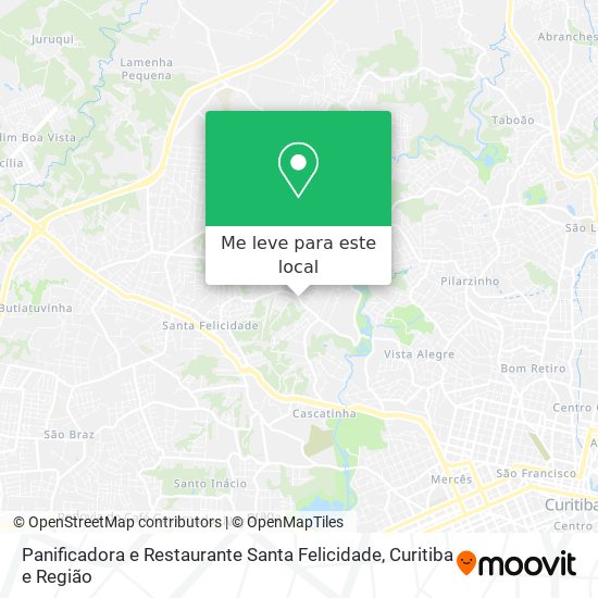 Panificadora e Restaurante Santa Felicidade mapa