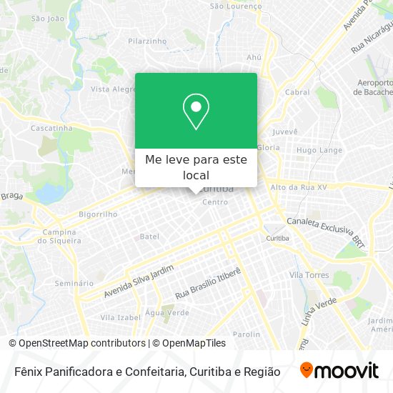 Fênix Panificadora e Confeitaria mapa