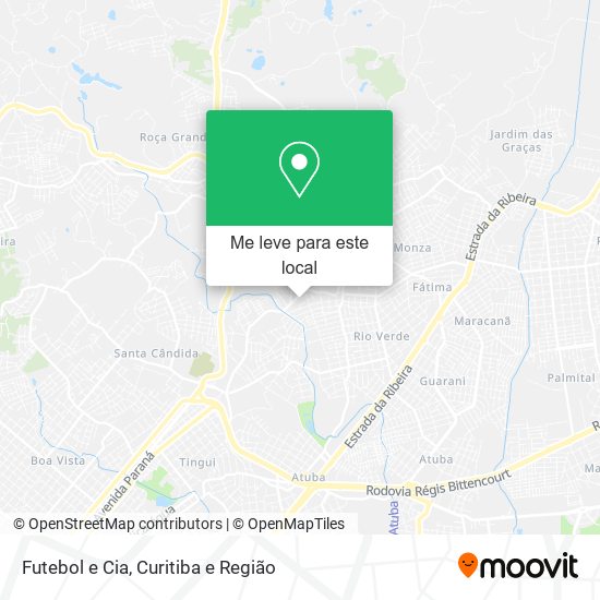 Futebol e Cia mapa