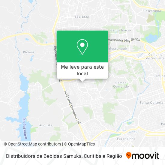 Distribuidora de Bebidas Samuka mapa