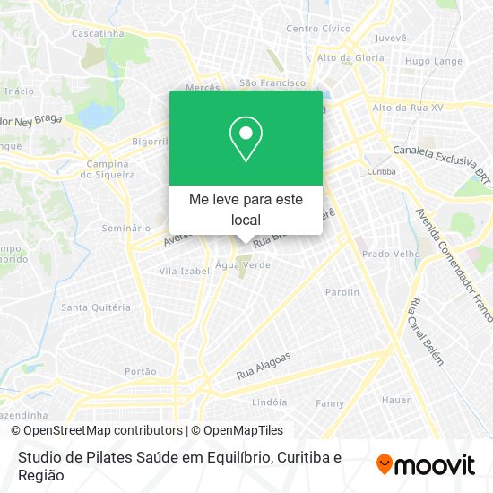 Studio de Pilates Saúde em Equilíbrio mapa