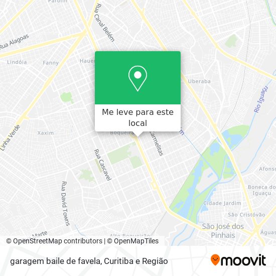 garagem baile de favela mapa