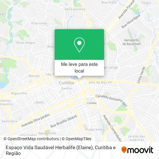 Espaço Vida Saudável Herbalife (Elaine) mapa