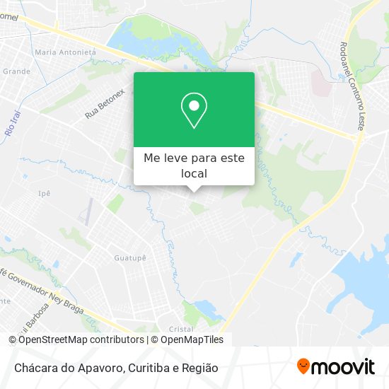 Chácara do Apavoro mapa