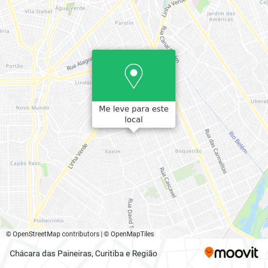 Chácara das Paineiras mapa