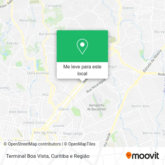 Terminal Boa Vista mapa