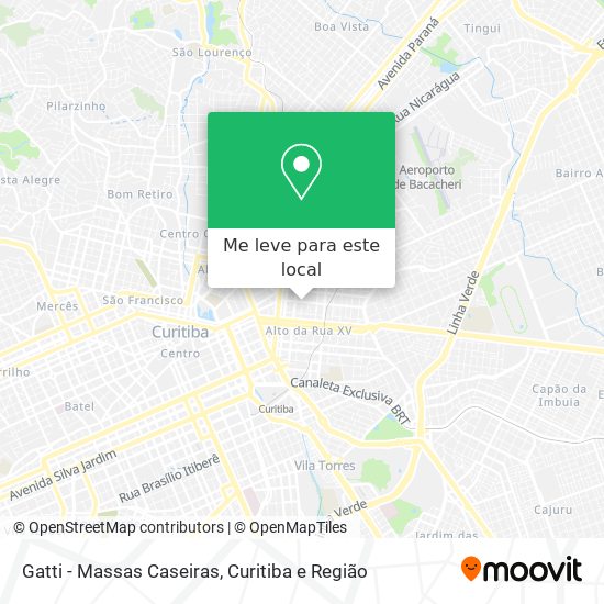 Gatti - Massas Caseiras mapa