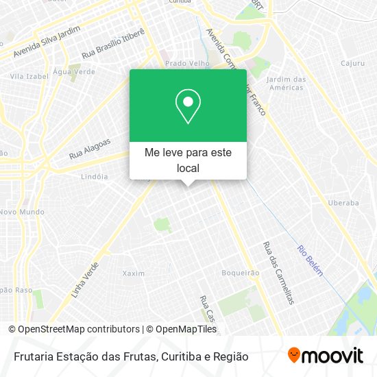 Frutaria Estação das Frutas mapa