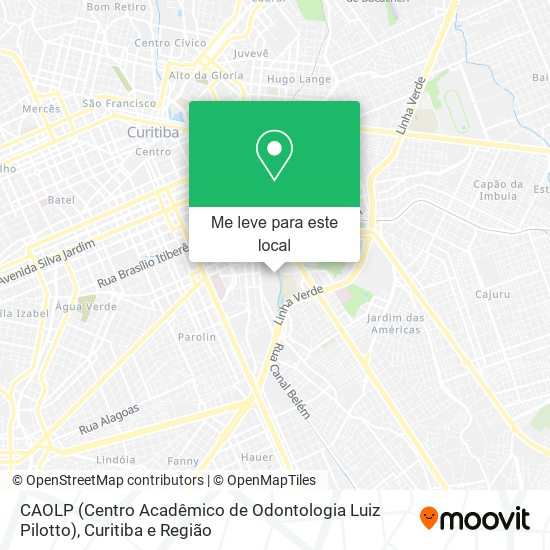 CAOLP (Centro Acadêmico de Odontologia Luiz Pilotto) mapa