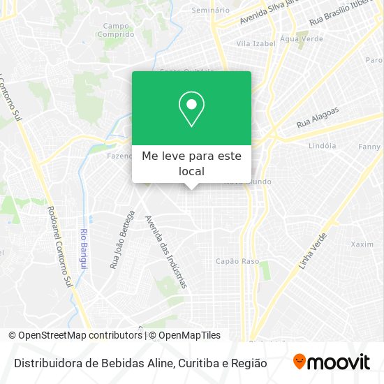 Distribuidora de Bebidas Aline mapa