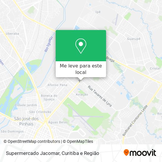 Supermercado Jacomar mapa