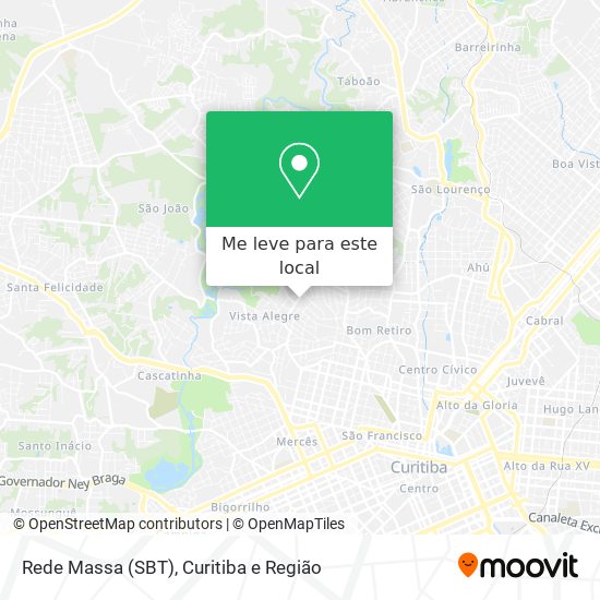 Rede Massa (SBT) mapa