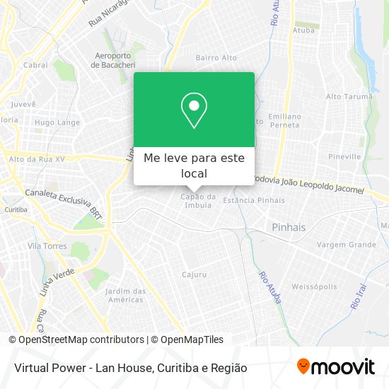 Virtual Power - Lan House mapa