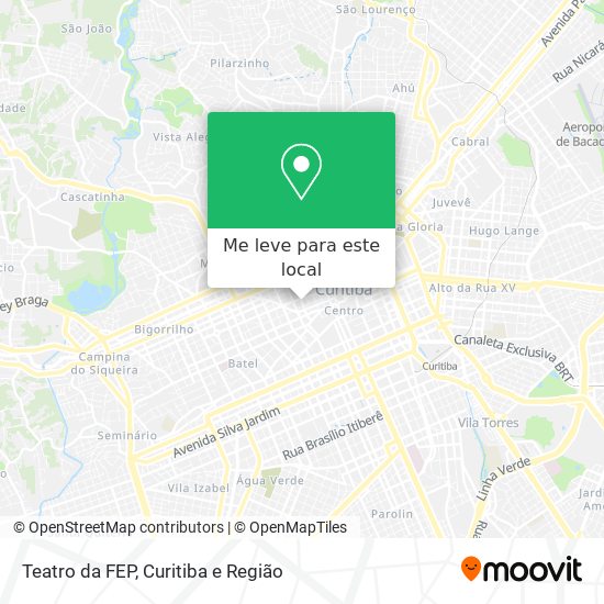 Teatro da FEP mapa