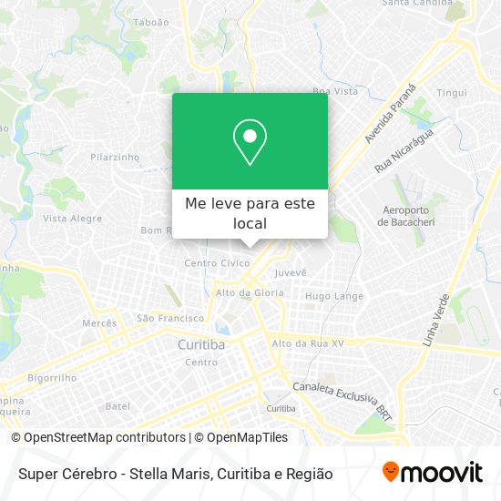 Super Cérebro - Stella Maris mapa