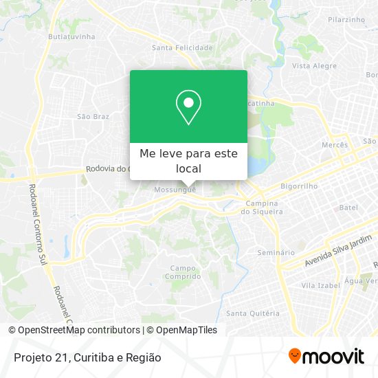 Projeto 21 mapa