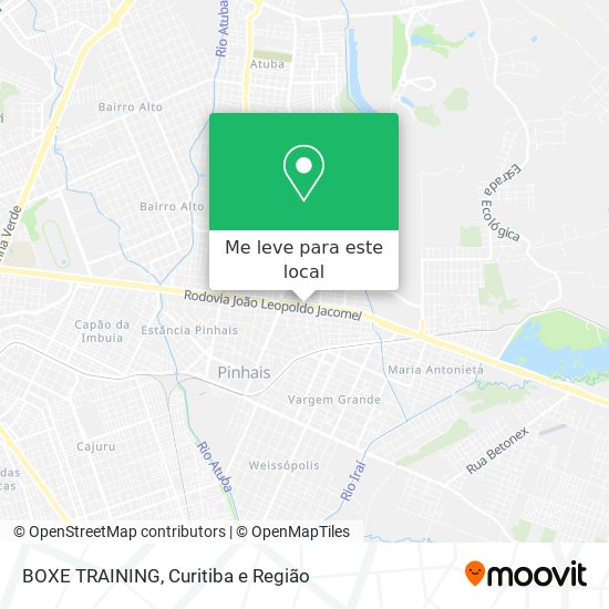 BOXE TRAINING mapa
