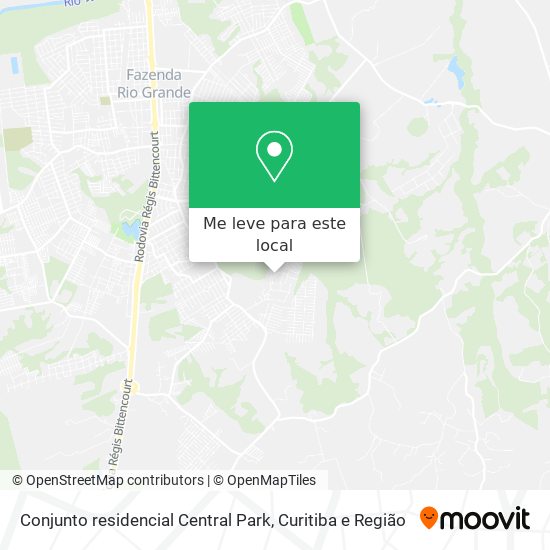 Conjunto residencial Central Park mapa