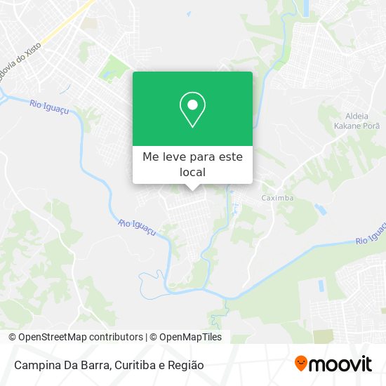Campina Da Barra mapa