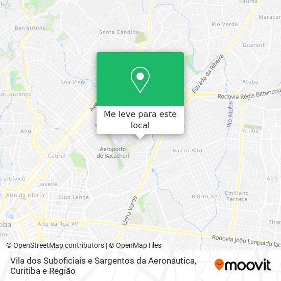 Vila dos Suboficiais e Sargentos da Aeronáutica mapa