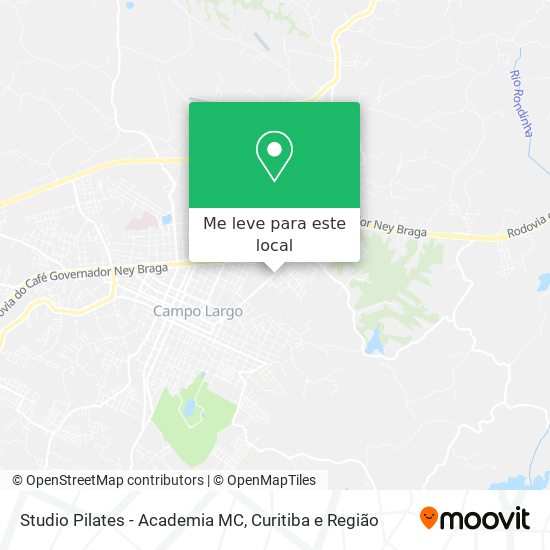 Studio Pilates - Academia MC mapa