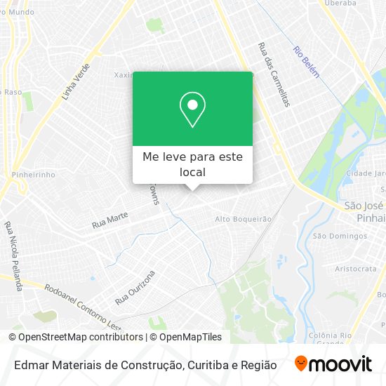 Edmar Materiais de Construção mapa