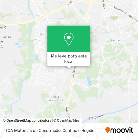 TCA Materiais de Construção mapa