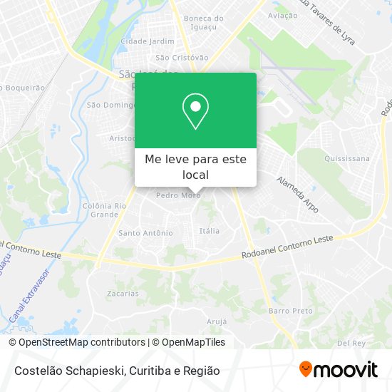 Costelão Schapieski mapa