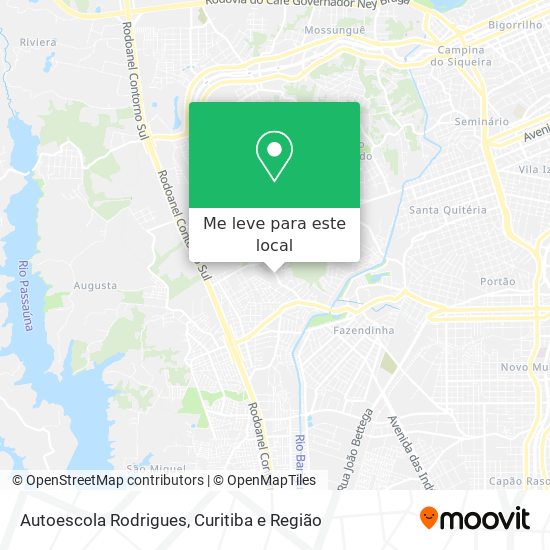 Autoescola Rodrigues mapa