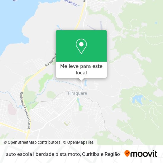 auto escola liberdade pista moto mapa