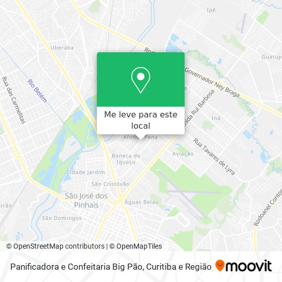 Panificadora e Confeitaria Big Pão mapa