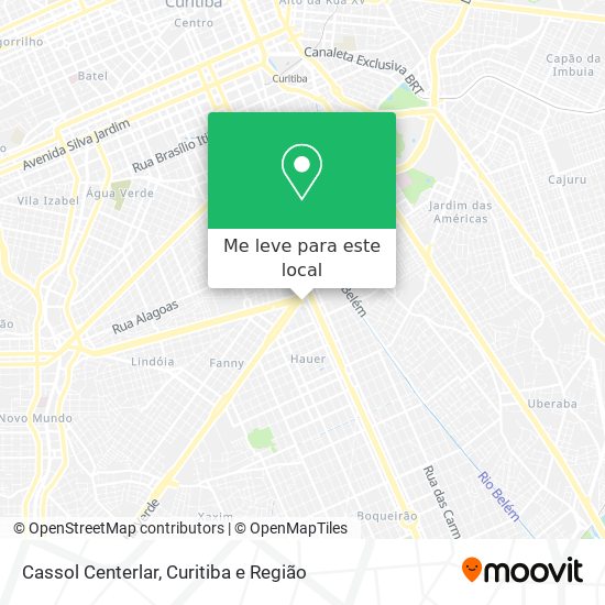 Cassol Centerlar mapa