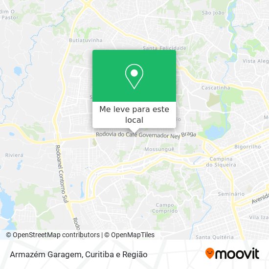 Armazém Garagem mapa