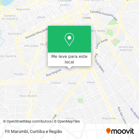 Fit Marumbi mapa