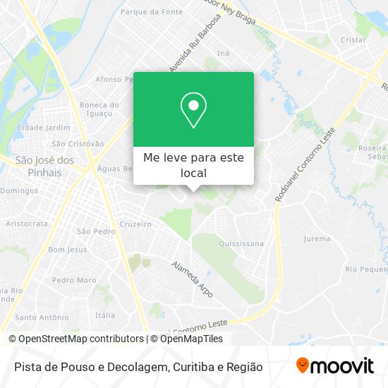 Pista de Pouso e Decolagem mapa