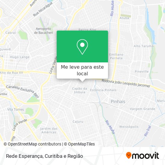 Rede Esperança mapa