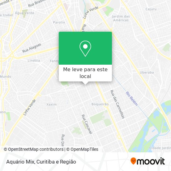 Aquário Mix mapa