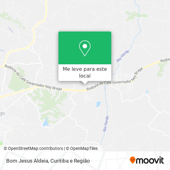 Bom Jesus Aldeia mapa