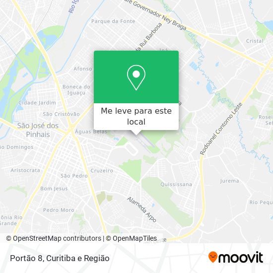 Portão 8 mapa