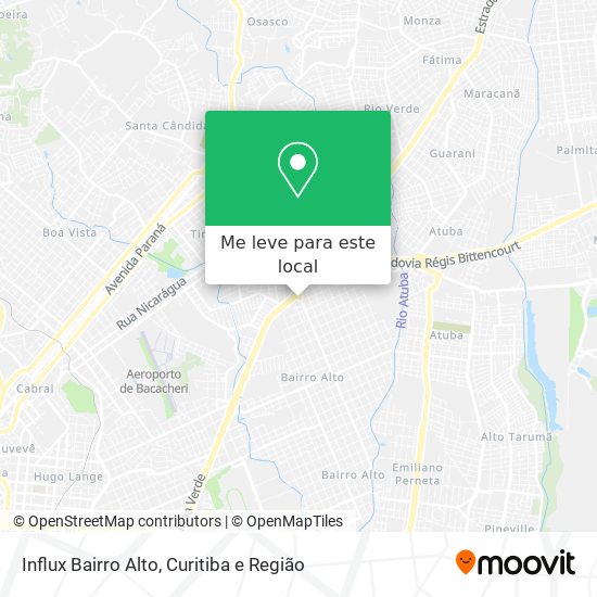 Influx Bairro Alto mapa