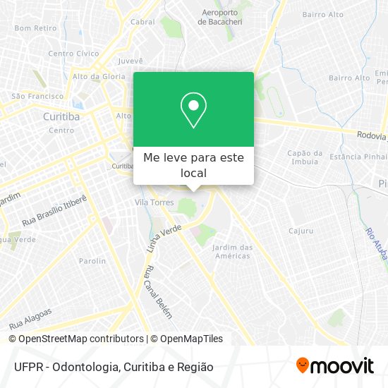 UFPR - Odontologia mapa