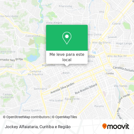 Jockey Alfaiataria mapa
