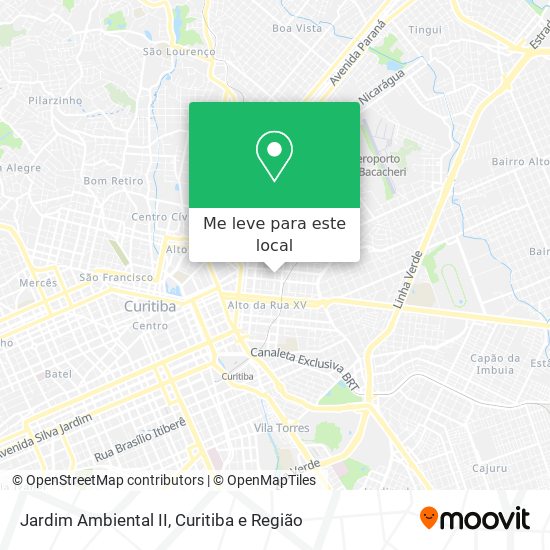 Jardim Ambiental II mapa
