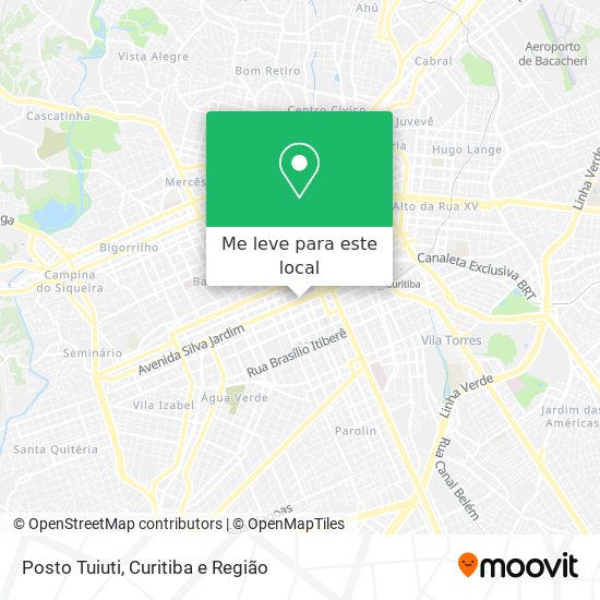 Posto Tuiuti mapa