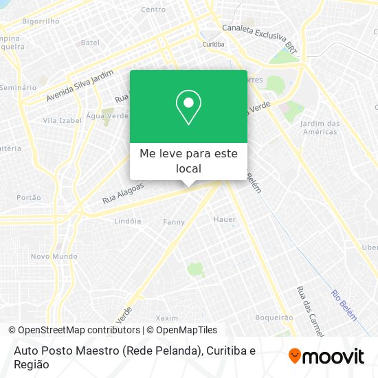 Auto Posto Maestro (Rede Pelanda) mapa